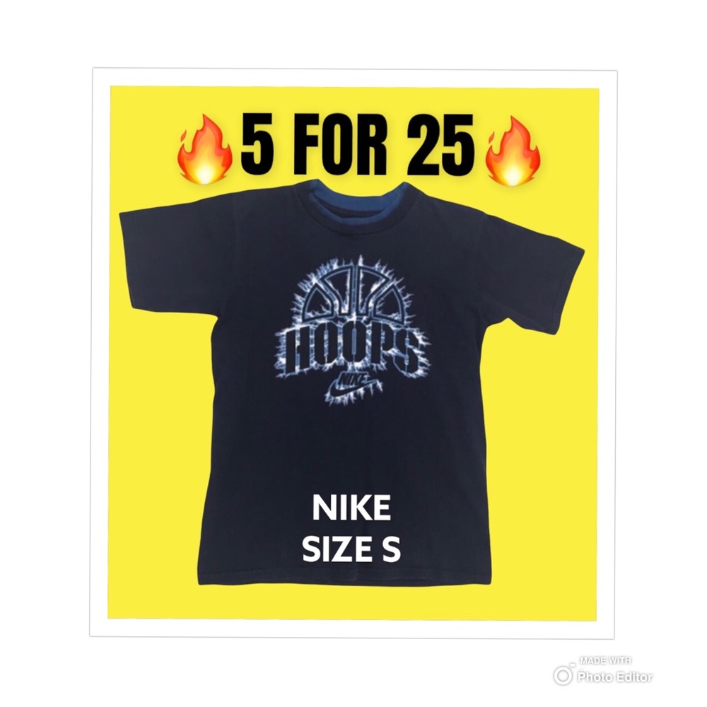 NIKE BOYS TEE SHIRT GRAPHIC T BLUE BASKETBALL